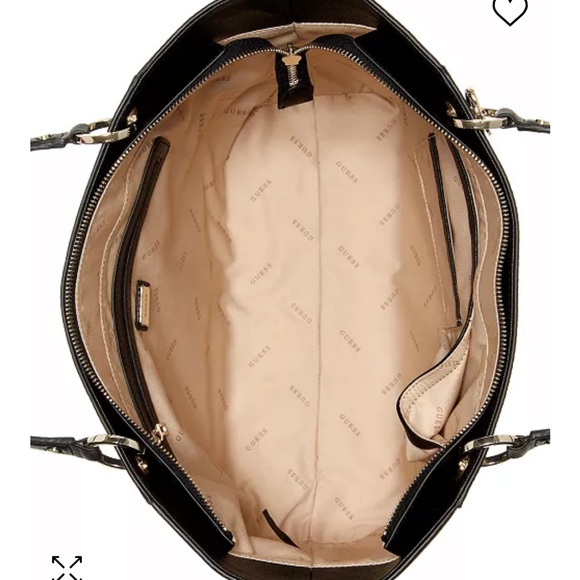 NWT Black Guess Tote - Picture 6 of 6